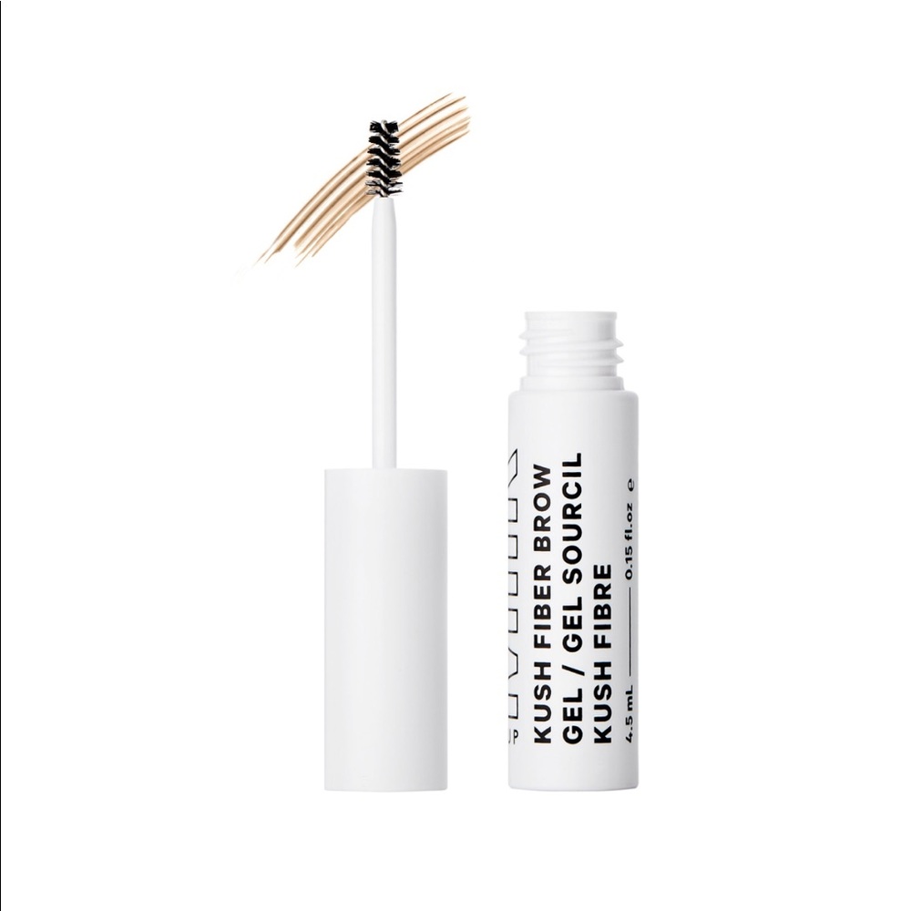 MILK MAKEUP KUSH Fiber Eyebrow Gel Haze Warm Blonde $20 0.15oz CLEAN BEAUTY